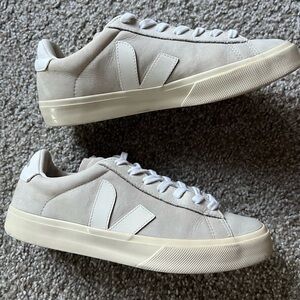 Veja Cream and White Sneakers